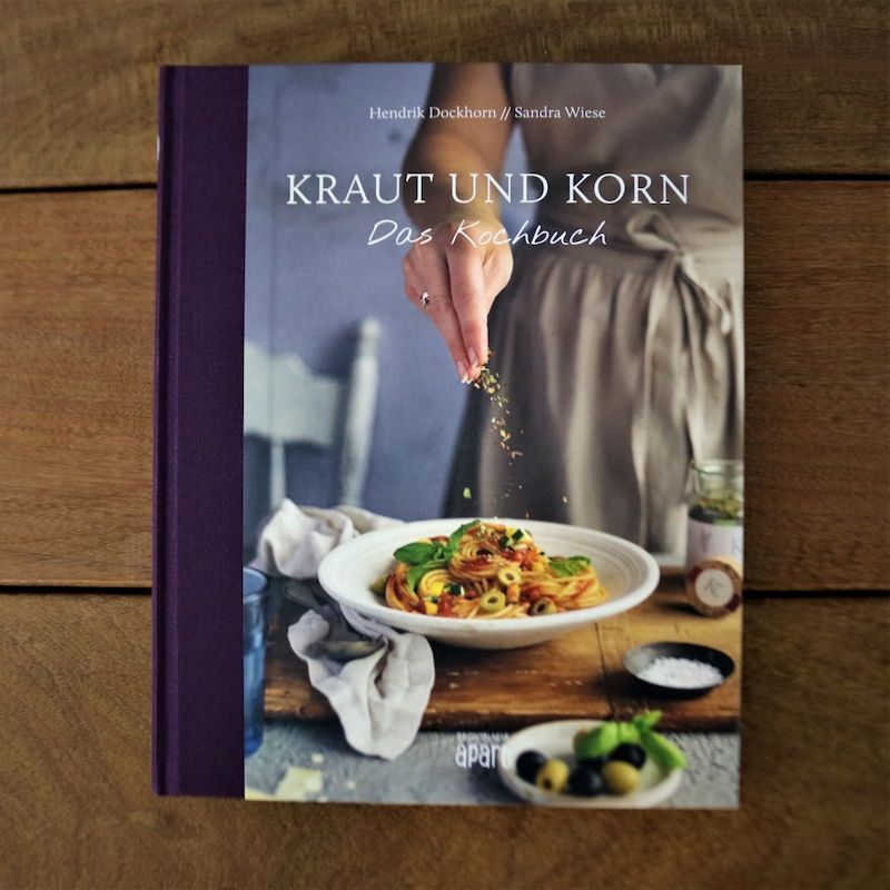 Das Kraut und Korn Kochbuch eingebunden