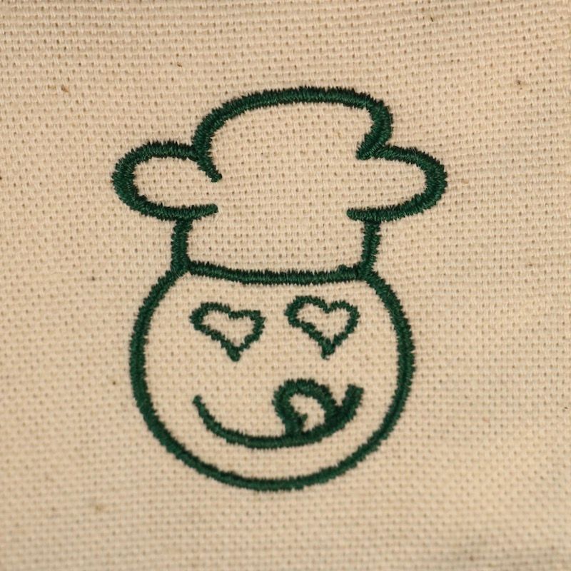 Geschirrtuch Logo Lecker-Eifel gestickt