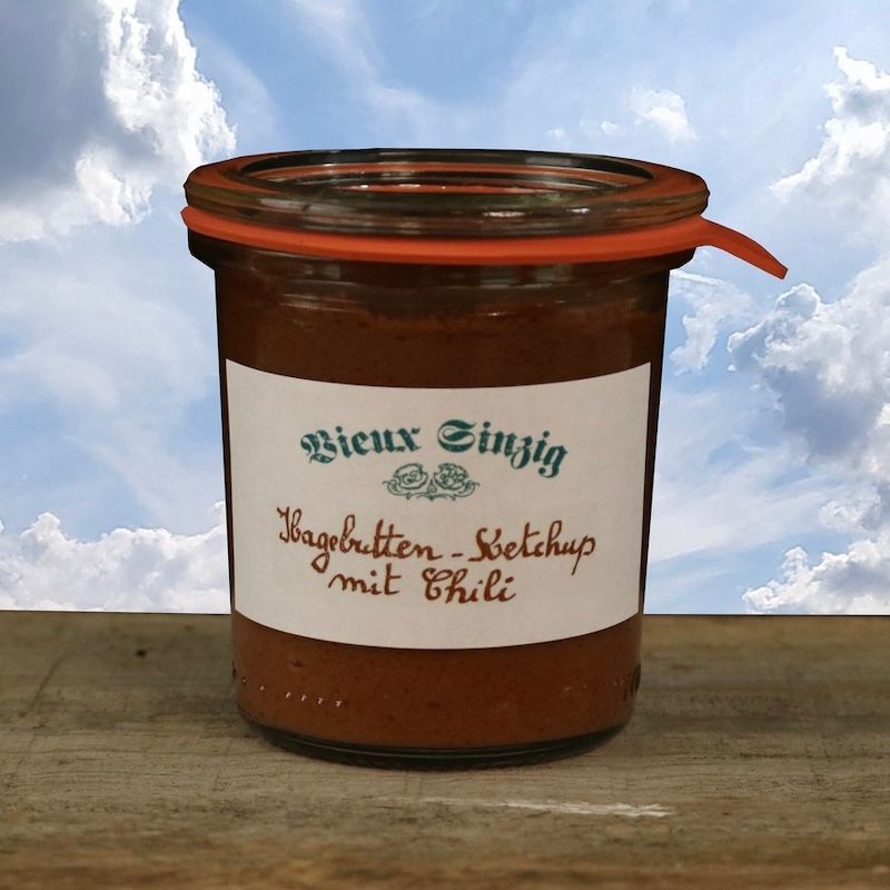 Hagebutten-Ketchup mit Chilli von Vieux-Sinzig 110g