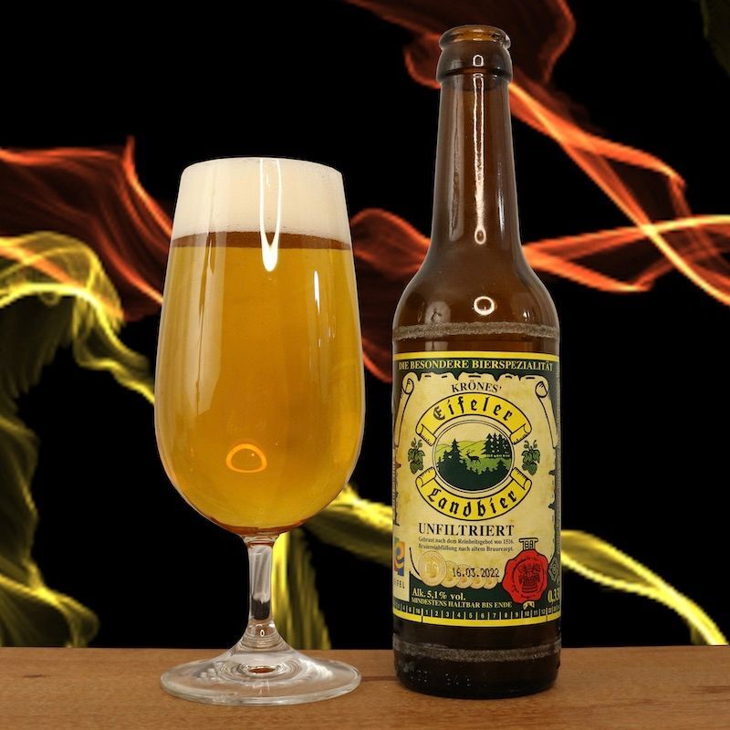 Eifler Landbier von der Gemünder Brauerei 0,33l