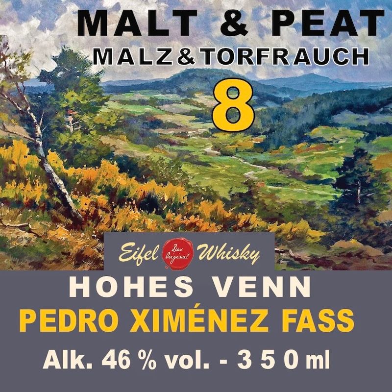 Eifel Whisky Reserve Malt & Peat 8 Jahre P.X. Cask