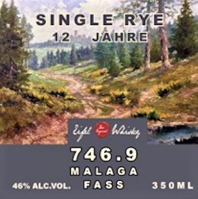 Eifel Whisky 746.9 Single Rye 12 Jahre Malaga Cask