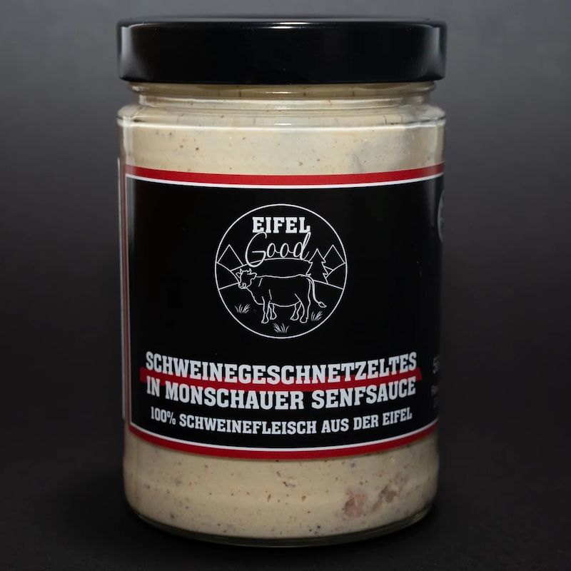 Eifel Good Geschnetzeltes in Monschauer Senfsauce
