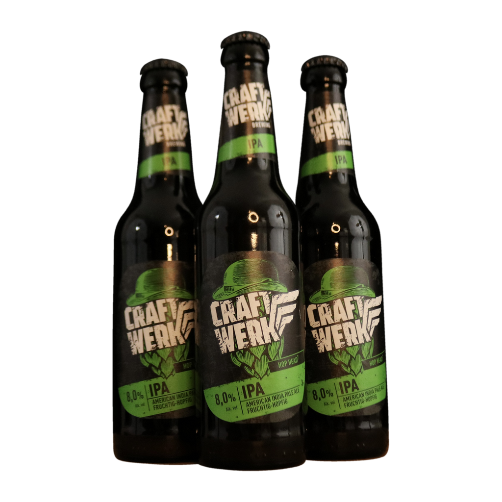 Craftwerk Hop Head 7 IPA, drei Flaschen à 0,33 l