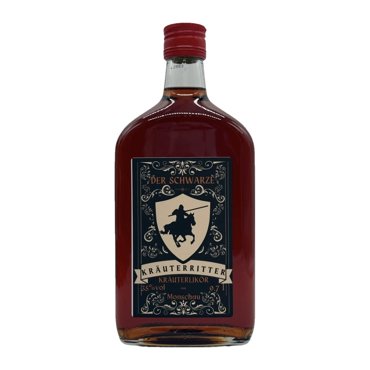 Der schwarze Kräuterritter Kräuterlikör von Ewig & Selt, 0,7-l-Flasche