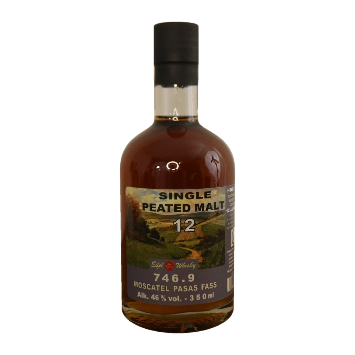Eifel Whisky 746.9 Single Peated Malt 12 Jahre Moscatel Cask (0,35 l)