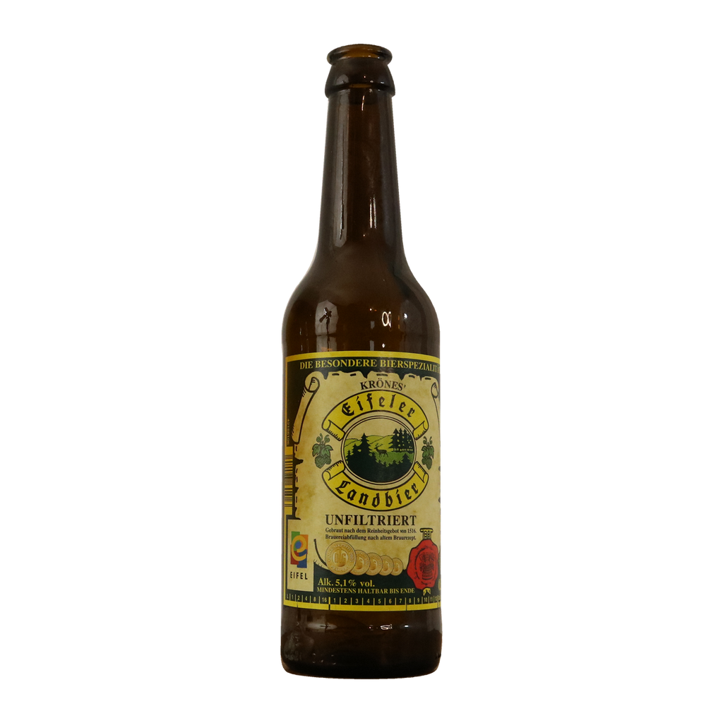 Eifeler Landbier der Gemünder Brauerei, einzelne 0,33-l-Flasche