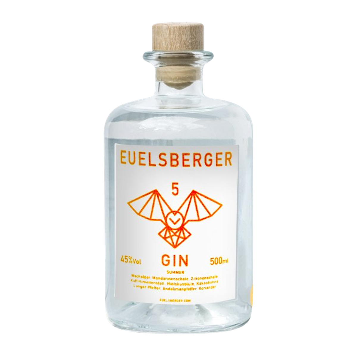 Euelsberger Gin #5 SUMMER, 0,5-l-Flasche
