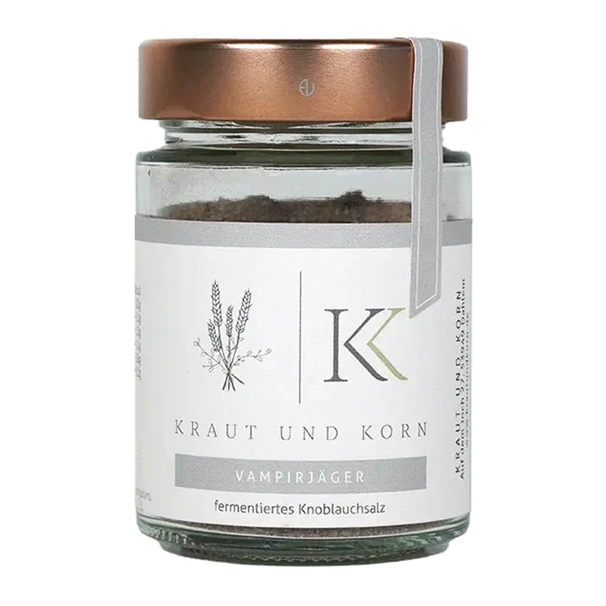 Vampirjäger fermentiertes Knoblauchsalz – Kraut & Korn im Glas