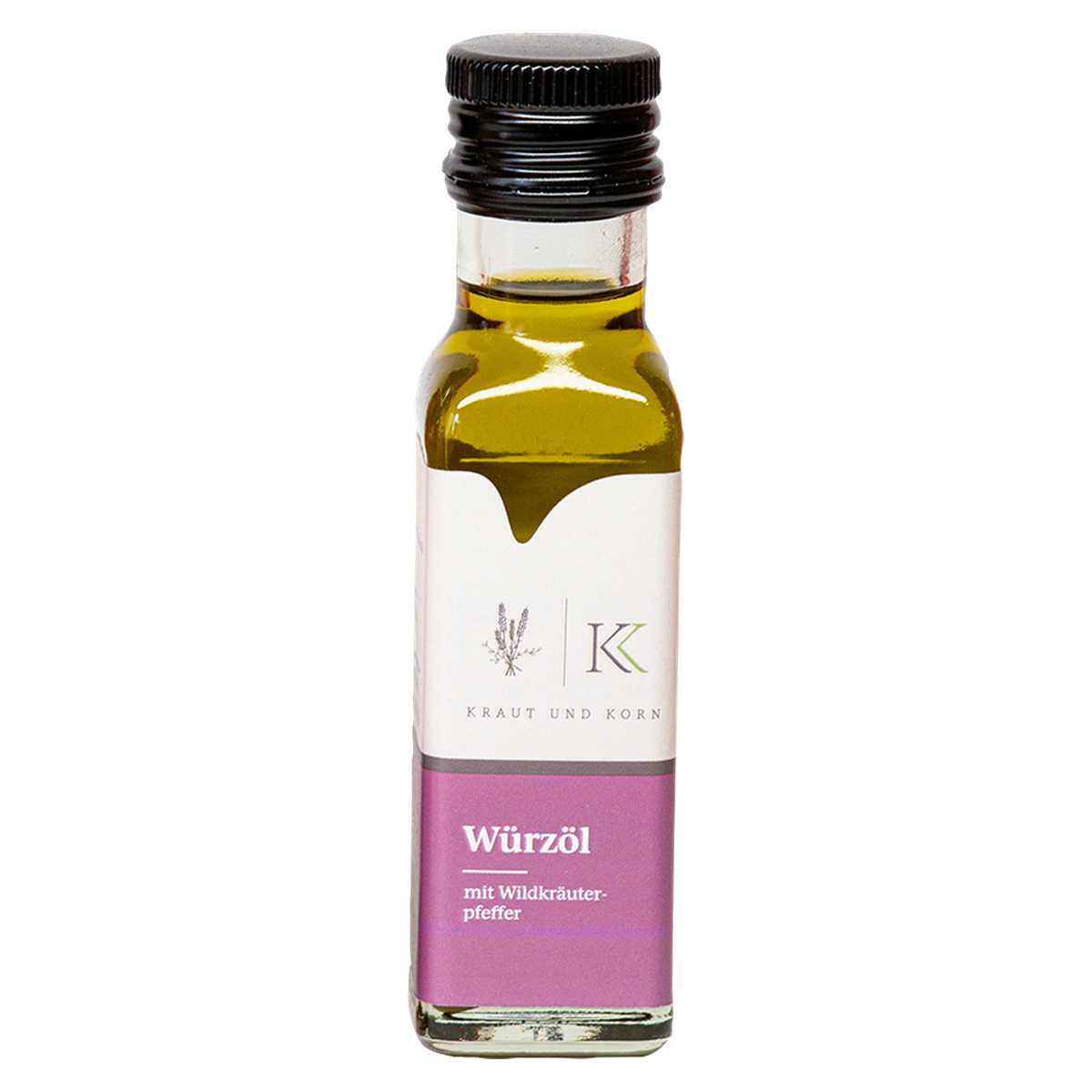 Wildkräuterpfeffer-Würzöl – Kraut & Korn im Fläschchen