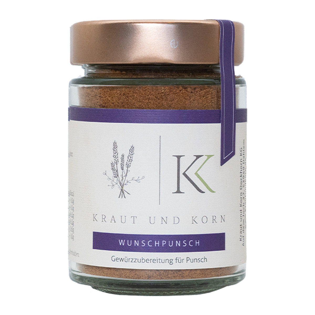 Wunschpunsch Punschgewürz – Kraut & Korn im Glas