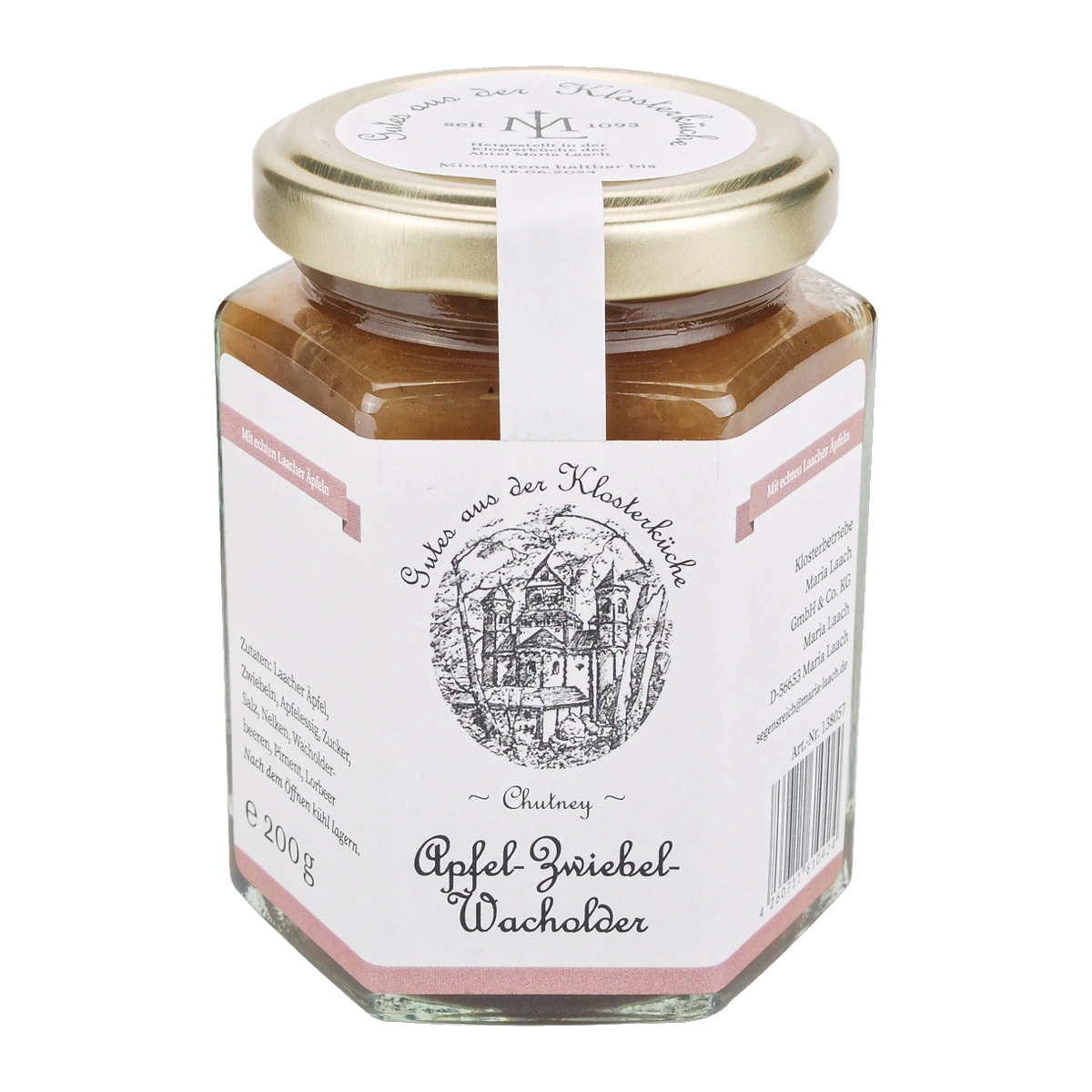 Apfel-Zwiebel-Chutney mit Wacholder – Maria Laach