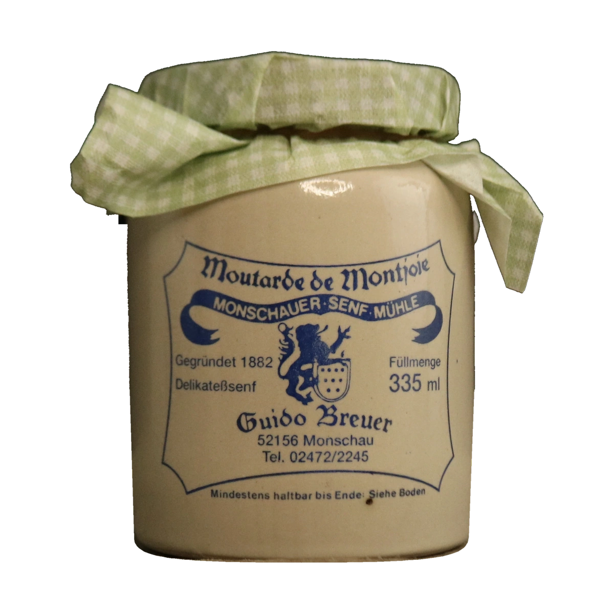 Monschauer Senf Riesling (335ml) aus der Historischen Senfmühle Monschau im originalen Senftopf