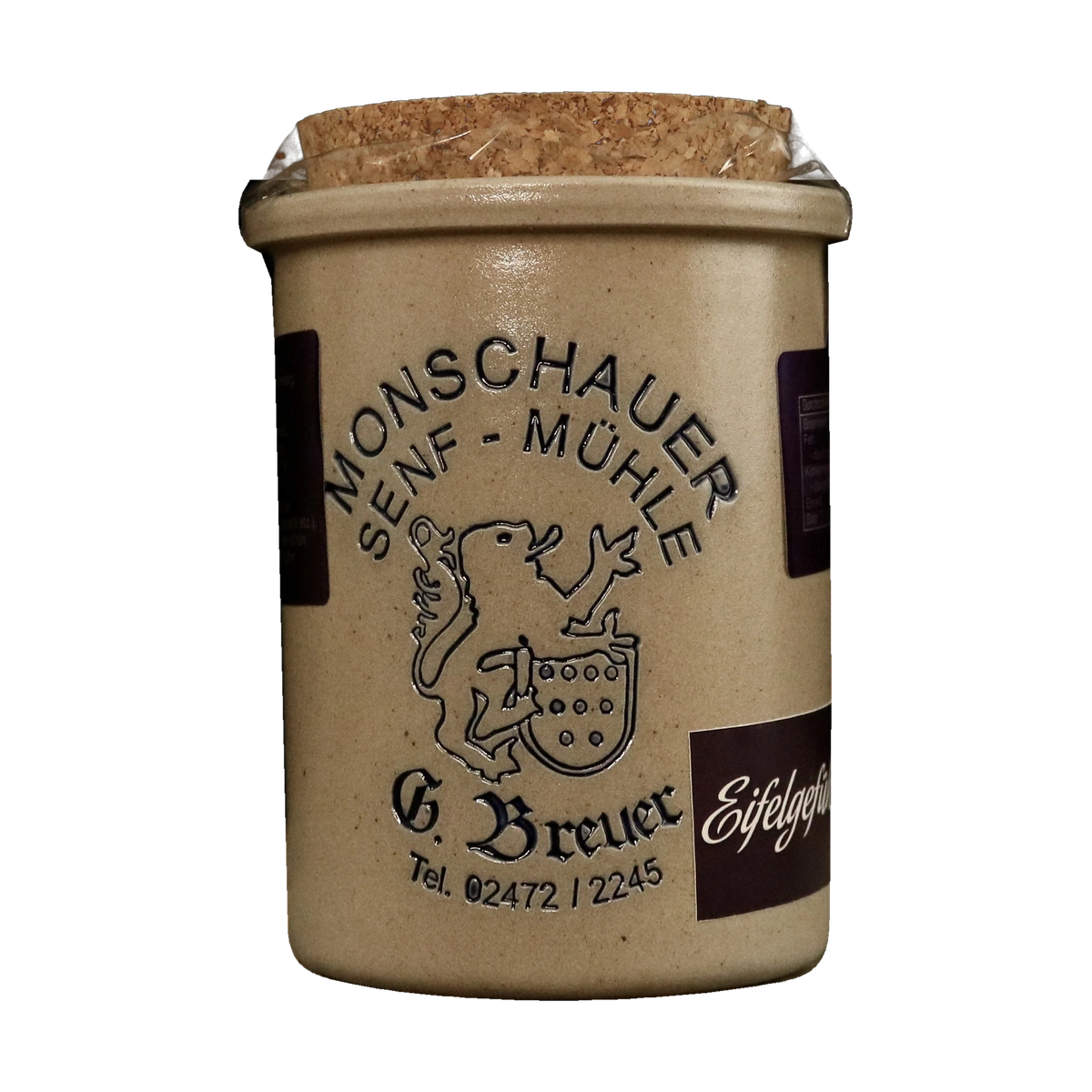 Monschauer Senf Wacholder (200ml) aus der Historischen Senfmühle Monschau im originalen Senftopf
