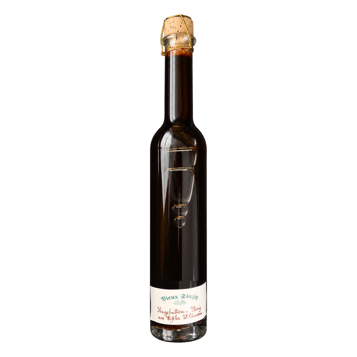 Hagebutten-Essig von Vieux Sinzig, 250-ml-Flasche mit Naturkorken und Drahtbügel