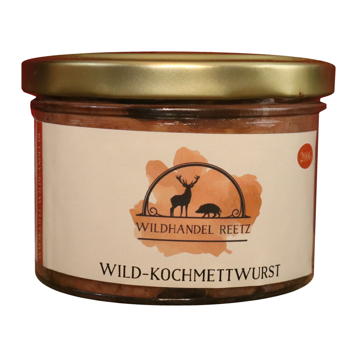 Wild-Kochmettwurst – Wildhandel Reetz (200 g)